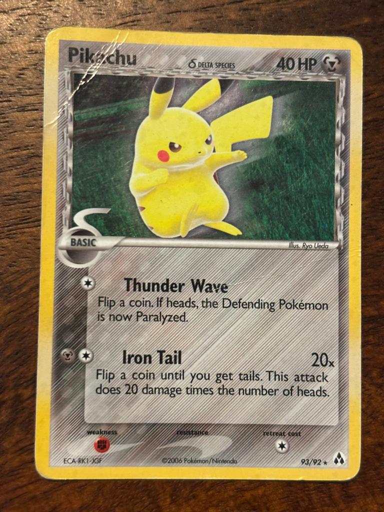 Pikachu holo ex legend maker, Ophalen of Verzenden, Zo goed als nieuw