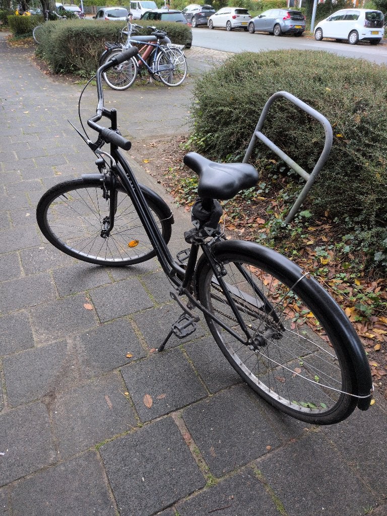 Elops Stadsfiets Dames Laag Frame inclusief AXA slot, Fietsen en Brommers, Ophalen, Gebruikt, Velgrem, Overige merken
