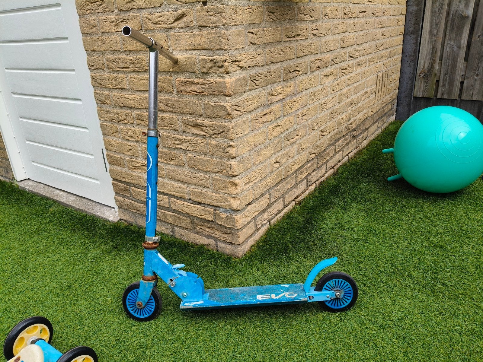 gratis step, geen handvaten, Fietsen en Brommers, Steps, Ophalen, Gebruikt, Gewone step