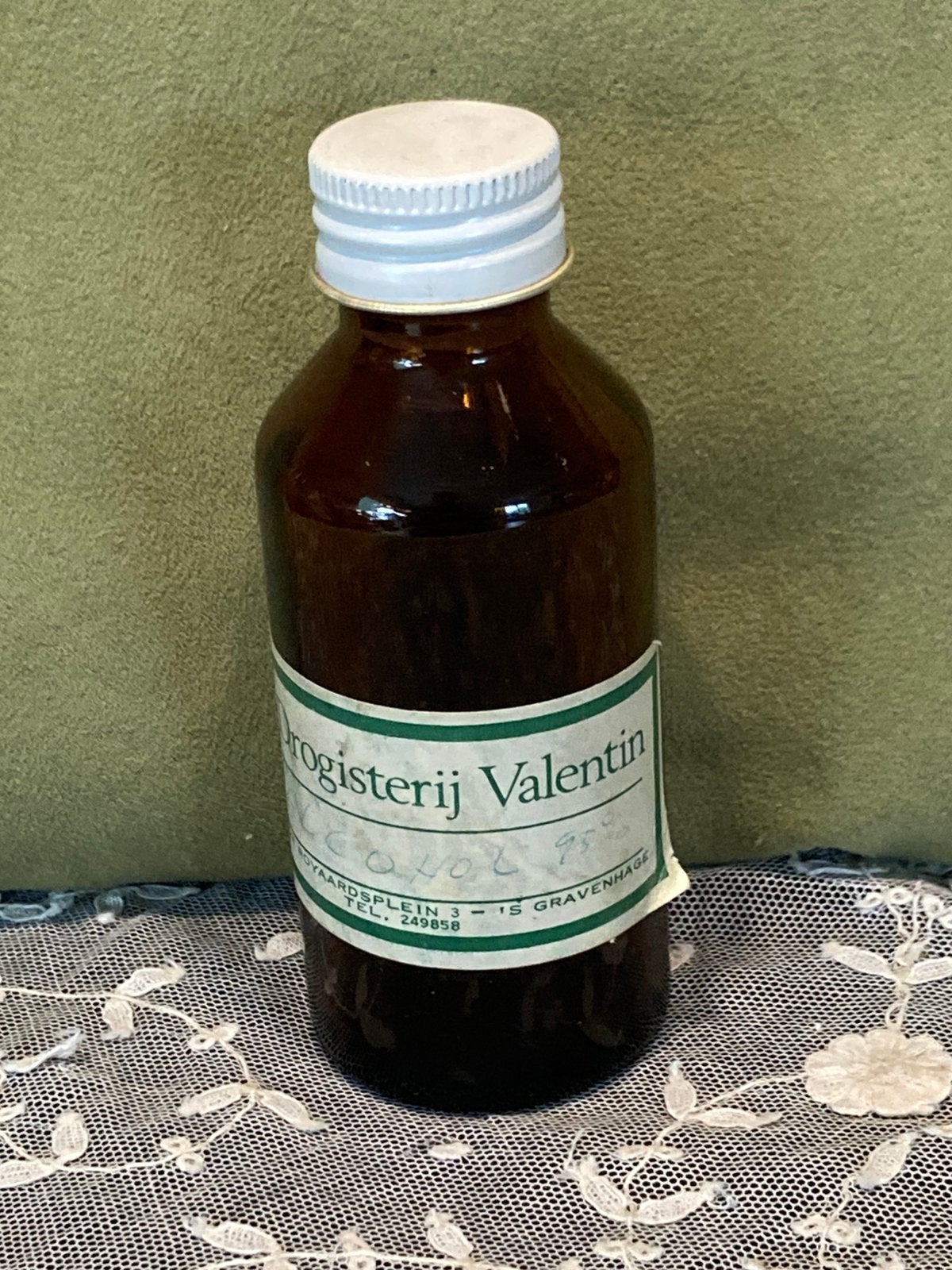 Vintage drogisterij flesje (040625), Ophalen of Verzenden
