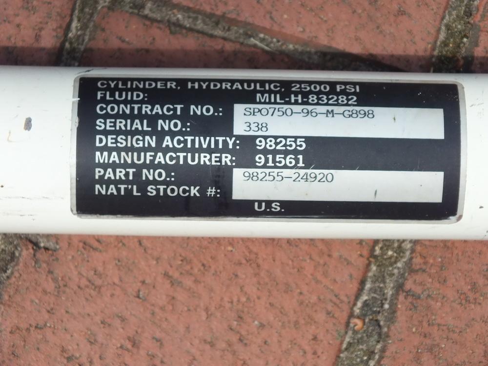 Hydrolische cylinder, Ophalen, Gebruikt