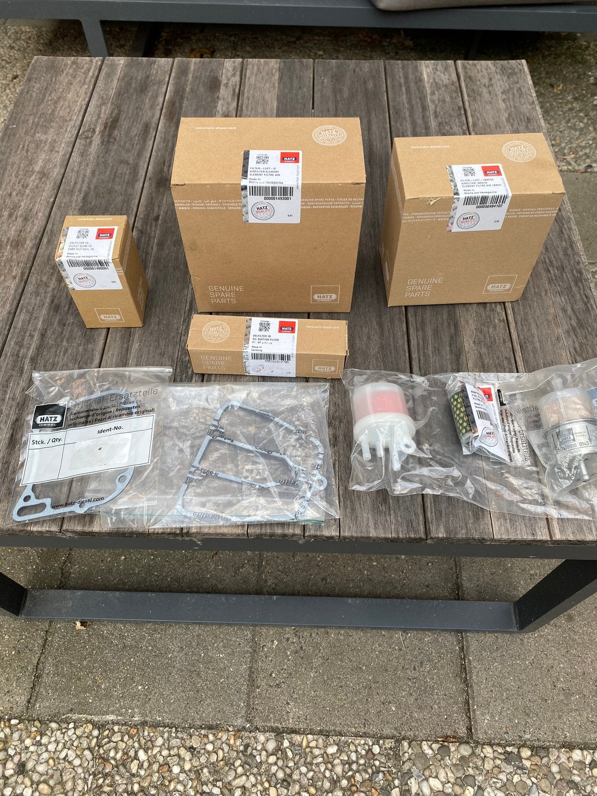 Te koop: diverse nieuwe originele Hatz filters, Doe-het-zelf en Verbouw, Ophalen of Verzenden, Nieuw, Dieselmotor, 1800 rpm of meer