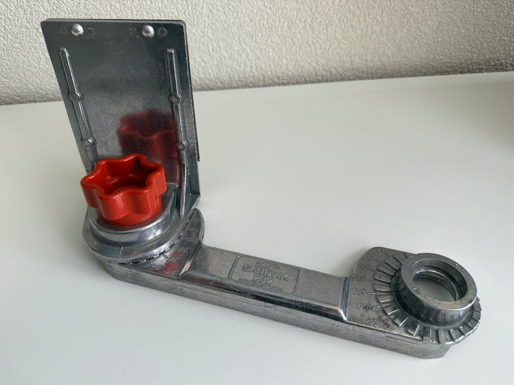 Sandvik 232 zaaggeleider/zaaghulp/verstekadapter, Ophalen of Verzenden, Gebruikt, 1200 watt of meer, 30 tot 70 mm