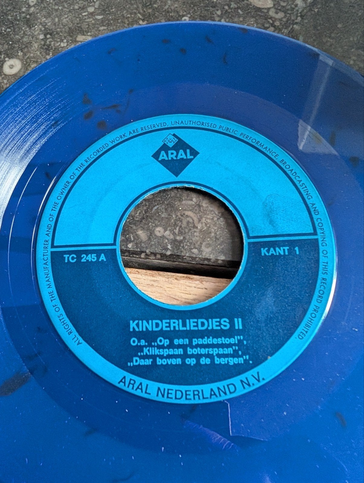 Blauw vinyl: kinderliedjes II, Ophalen of Verzenden