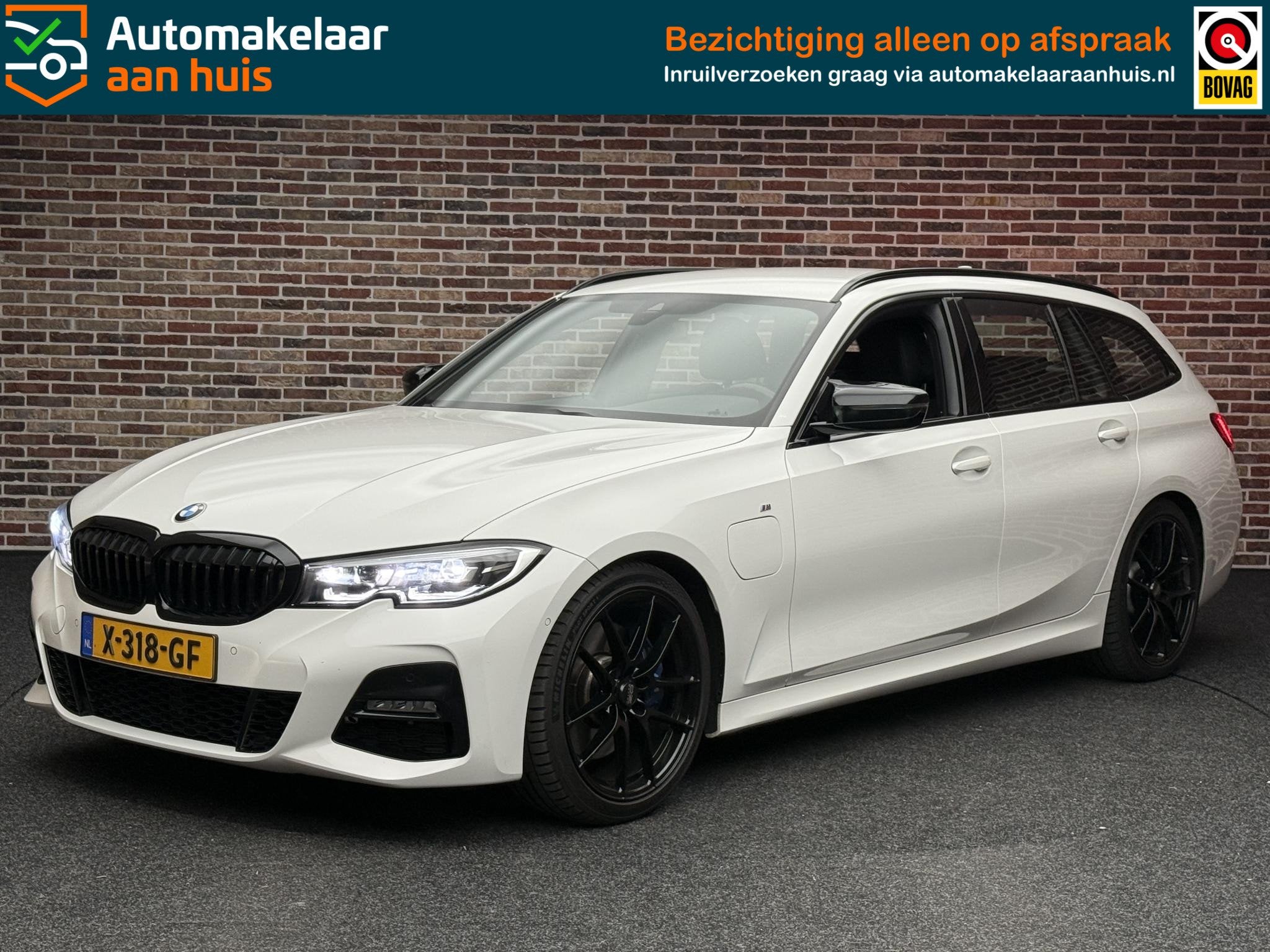 BMW 3-serie Touring 330e M Sport H/K Leer Camera O.Z Velgen, 1998 cc, Achterwielaandrijving, Gebruikt, Euro 6