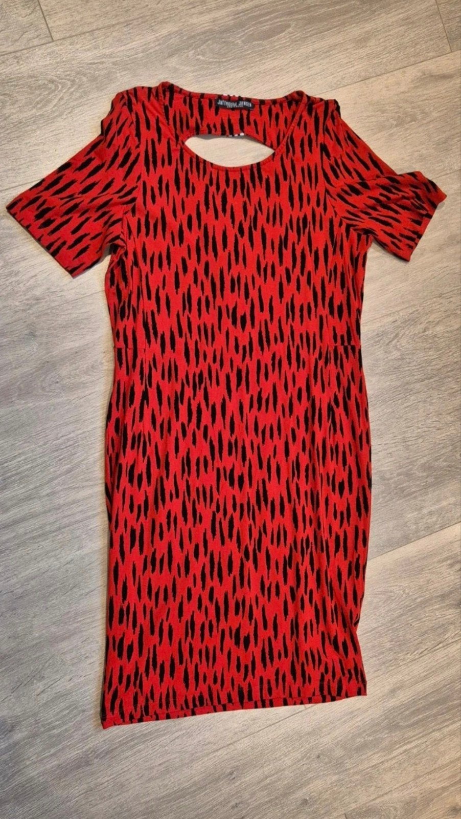 Juffrouw Jansen dames jurk rood zwart maat XL NIEUW, Ophalen of Verzenden, Nieuw, Maat 46/48 (XL) of groter, Rood