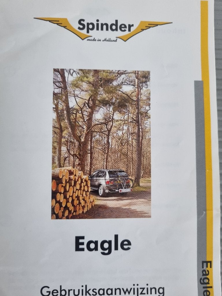 Spinder Eagle Trekhaakdrager voor 2 fietsen, Gebruikt, Elektrische fiets, Ophalen of Verzenden, 2 fietsen