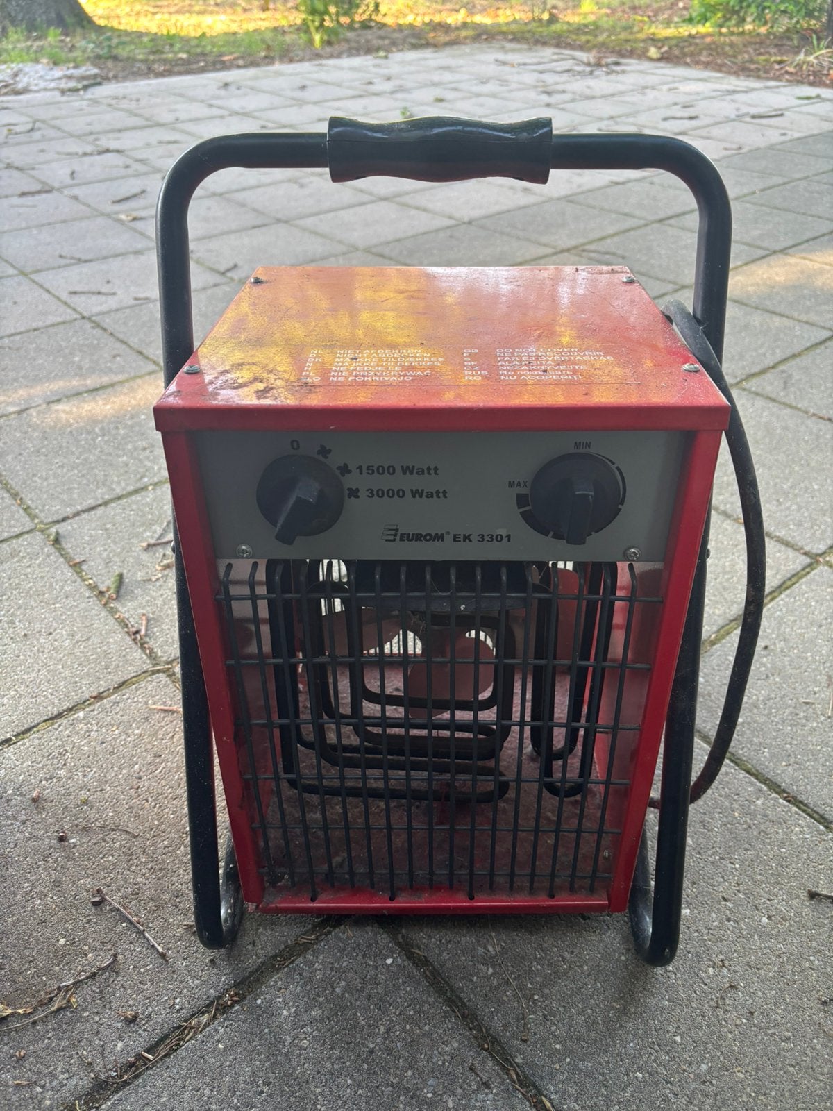 Werkplaats kachel, Ophalen, Zo goed als nieuw, Elektroden