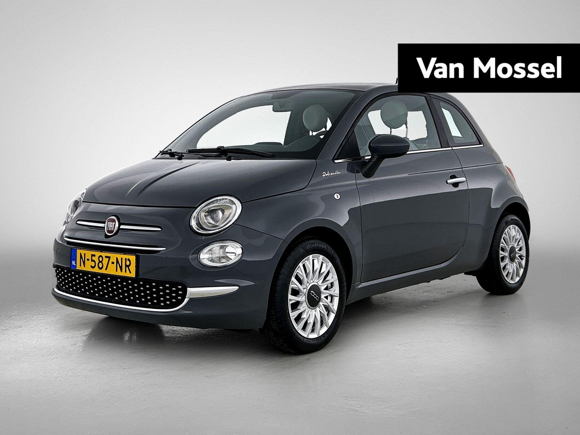 Fiat 500 1.0 Hybrid Dolcevita | Panoramadak | Airco | Apple, Auto's, Voorwielaandrijving, 12 maanden, Stof, Euro 6