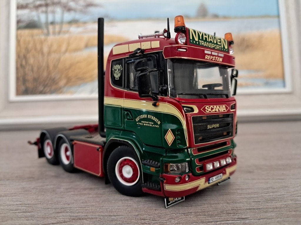 Tekno scania Nyhaven Transport Noorwegen., Hobby en Vrije tijd, Ophalen of Verzenden, Zo goed als nieuw, Bus of Vrachtwagen, Tekno