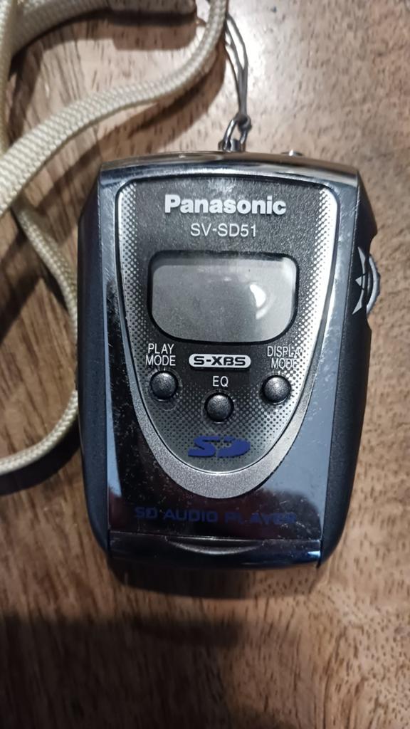 Panasonic SV-SD51 SD Audio Player - Vintage MP3 Speler, Ophalen of Verzenden, Walkman