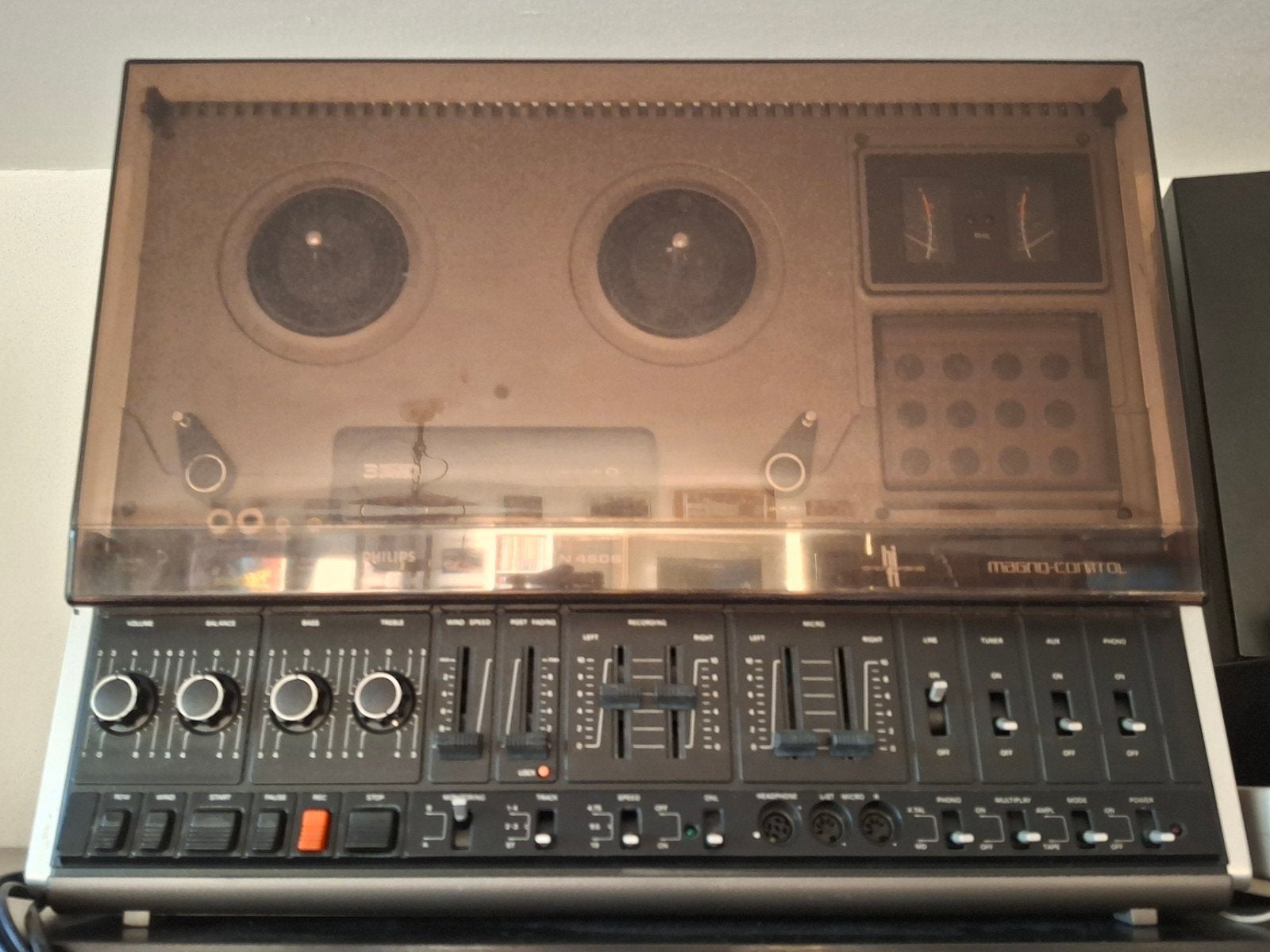 Philips N4506 Magno control 2x metal reel hele kap, Ophalen of Verzenden, Bandrecorder