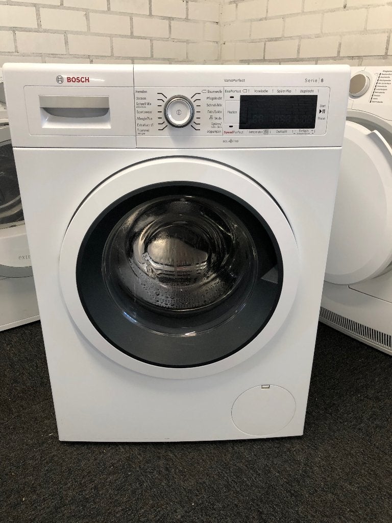 349 A+++ 9kg wasmachine Bosch Serie8 MET GARANTIE OPHALEN, Ophalen, 1200 tot 1600 toeren, 8 tot 10 kg, Energieklasse A of zuiniger
