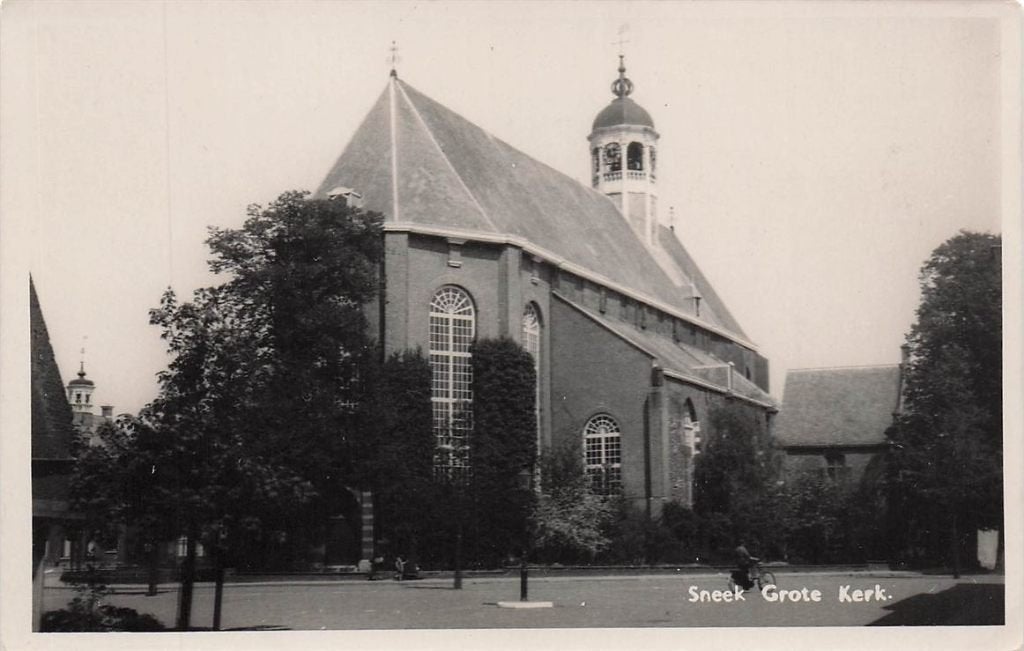 703-450-023 Sneek Grote Kerk, Verzenden, Voor 1920, Friesland
