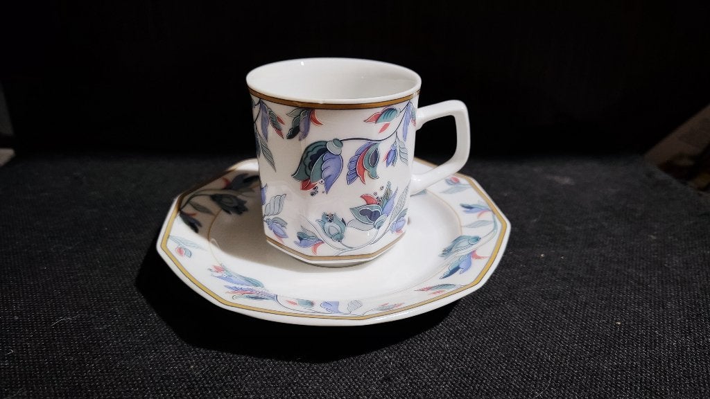 Vintage Winterling Marktleuthen Bavaria Octagonal Floral, Verzenden