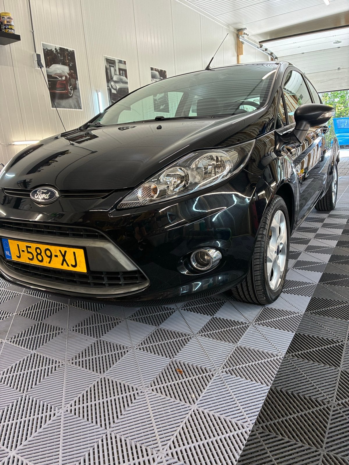 Ford Fiësta 1.25 60KW 3DR 2011 Zwart, Voorwielaandrijving, Stof, 600 kg, 4 cilinders
