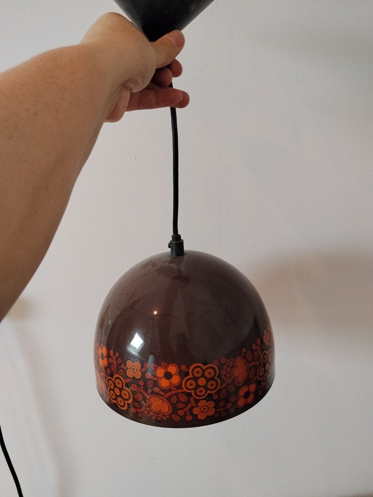 retro lamp emaille, Ophalen