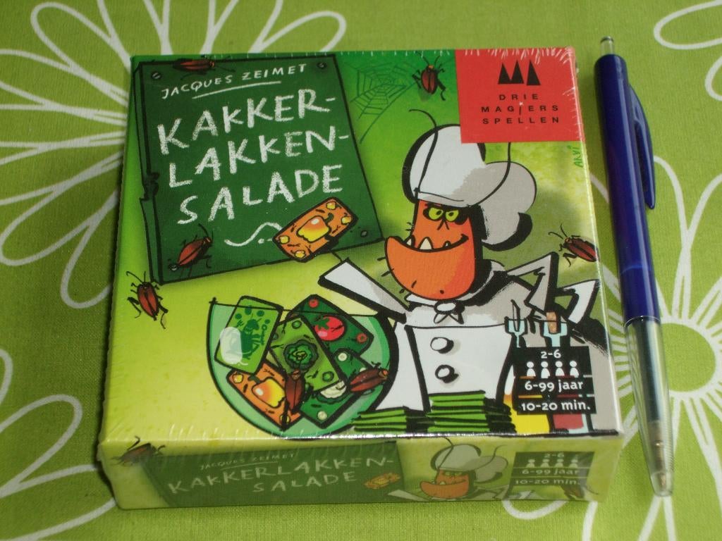 Nieuw in seal: Kakkerlakkensalade - een chaotisch kaartspel, Hobby en Vrije tijd, Gezelschapsspellen | Kaartspellen, Vijf spelers of meer