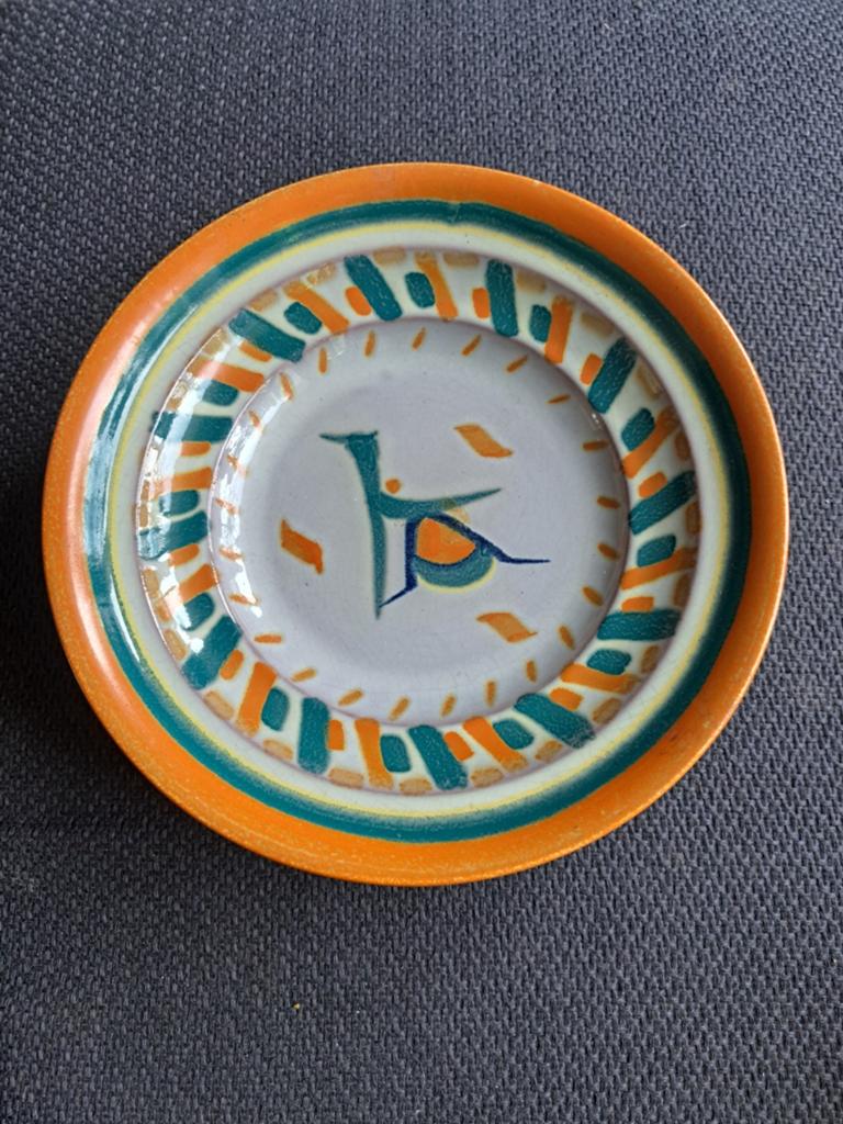 Plazuid Gouda art deco stijl wandbord/schaal, Antiek en Kunst, Ophalen of Verzenden