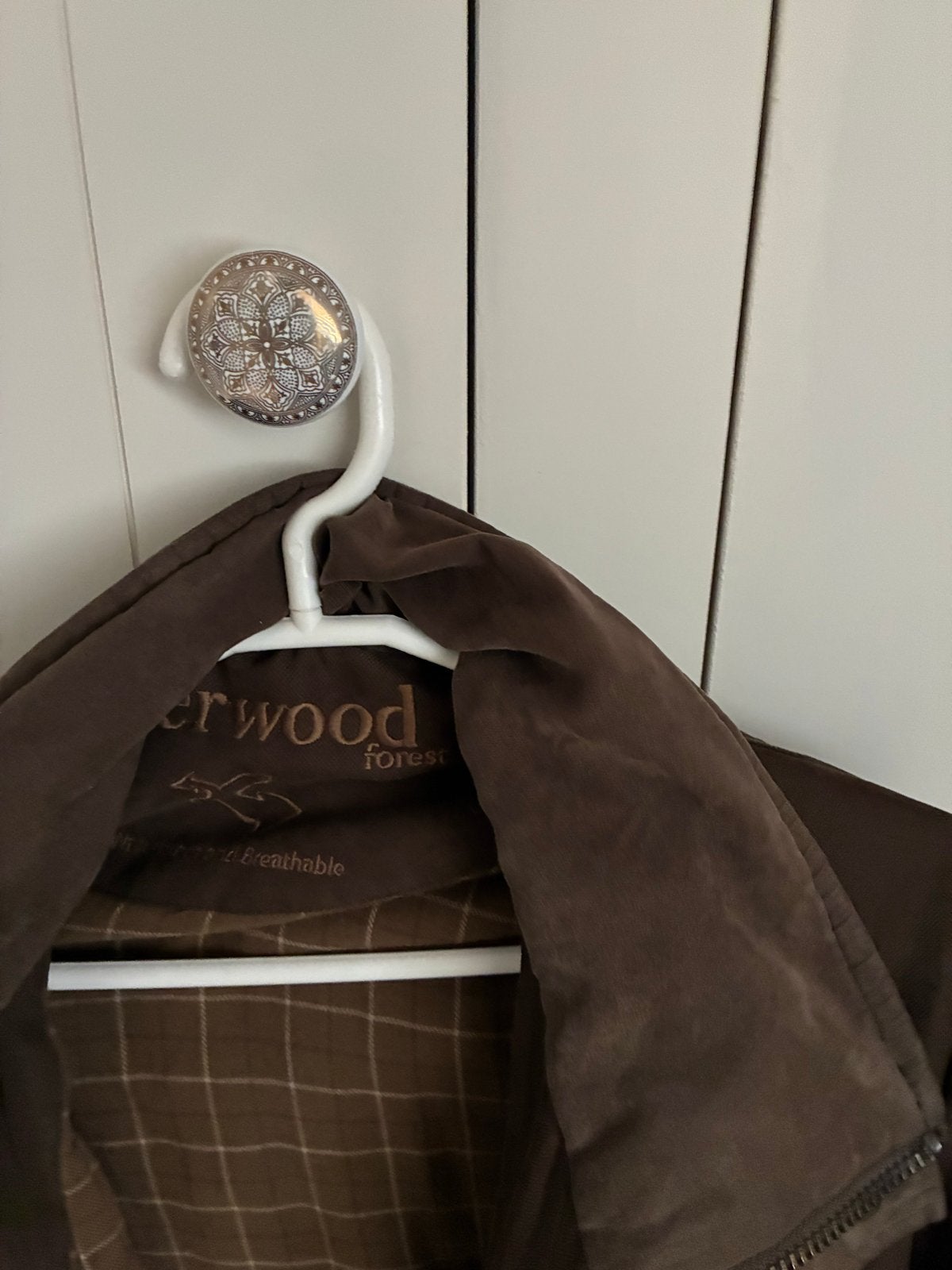 Stijlvolle bruine jas van Sherwood Forest, Kleding | Heren, Jassen | Winter, Ophalen of Verzenden, Zo goed als nieuw, Maat 56/58 (XL)