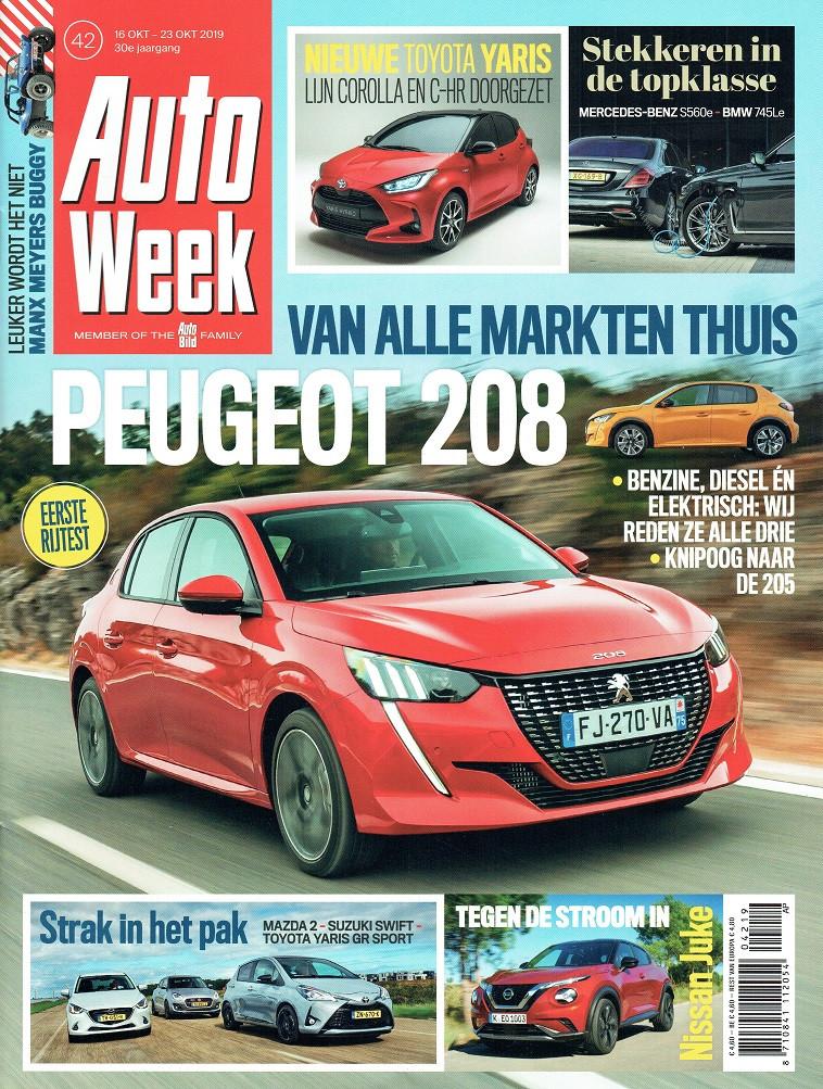 Autoweek 2019 nr. 42 (o.a. BMW 745Le & Mercedes-Benz S560e), Verzenden, Gelezen, Algemeen
