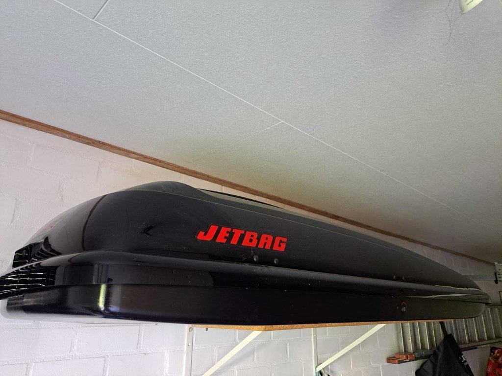 Nette Jetbag dakkoffer met toebehoren, Auto diversen, Ophalen of Verzenden, Gebruikt