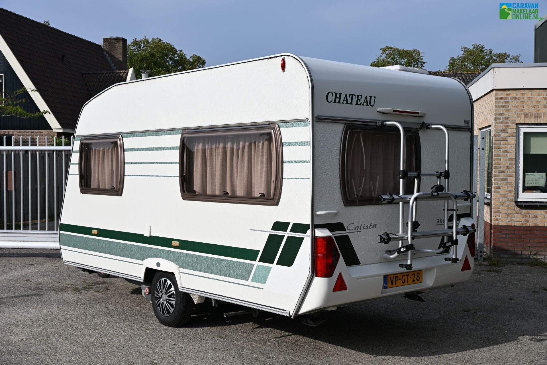 Chateau Calista 390 TZD |Mover|Voortent|Fietsendrager, Caravans en Kamperen, Caravans, Bedrijf, 750 - 1000 kg, 4 tot 5 meter, Luifel