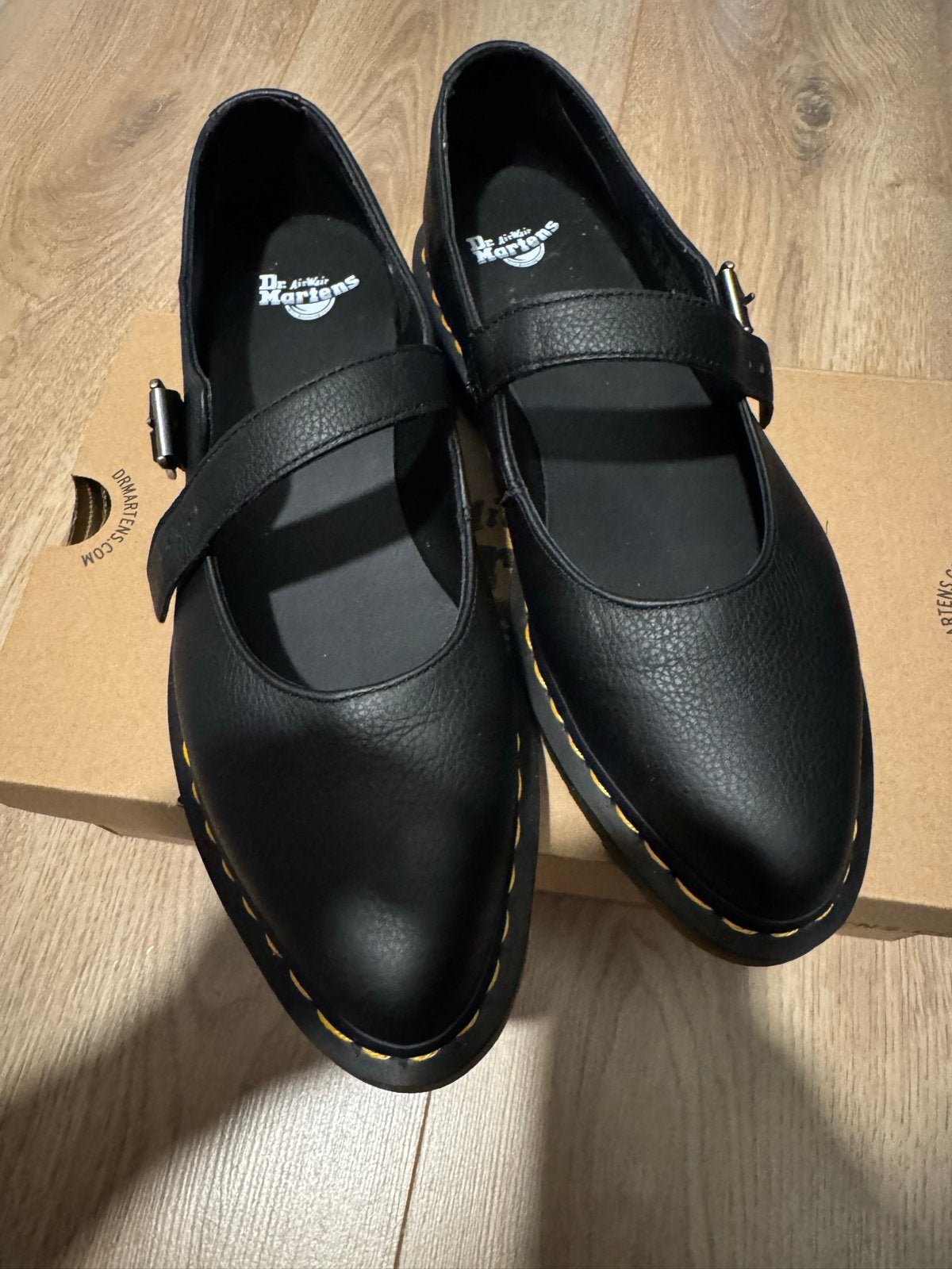 Dr. Martens Elphie MJ Virginia - Zwart, Maat 41, Ophalen of Verzenden, Nieuw, Zwart, Ballerina's