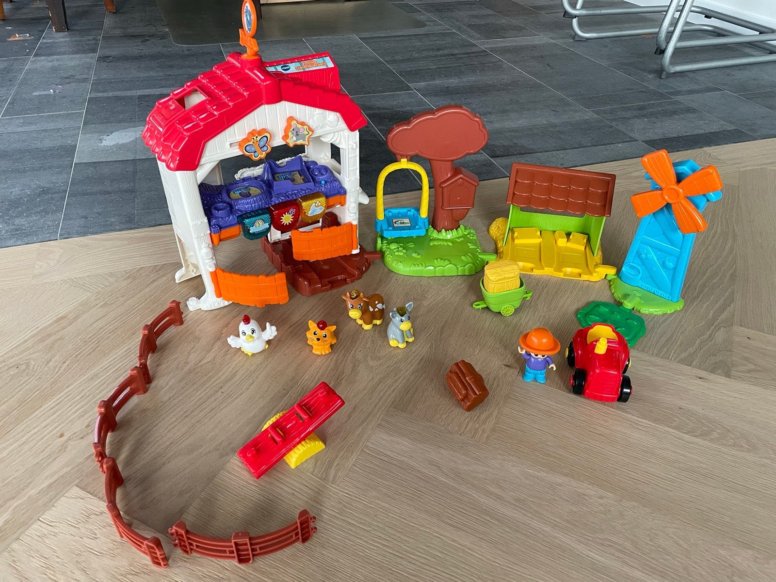 VTech zoefzoef Vrolijke Dierenboerderij met accessoires, Ophalen of Verzenden, Zo goed als nieuw, Overige typen, Met licht