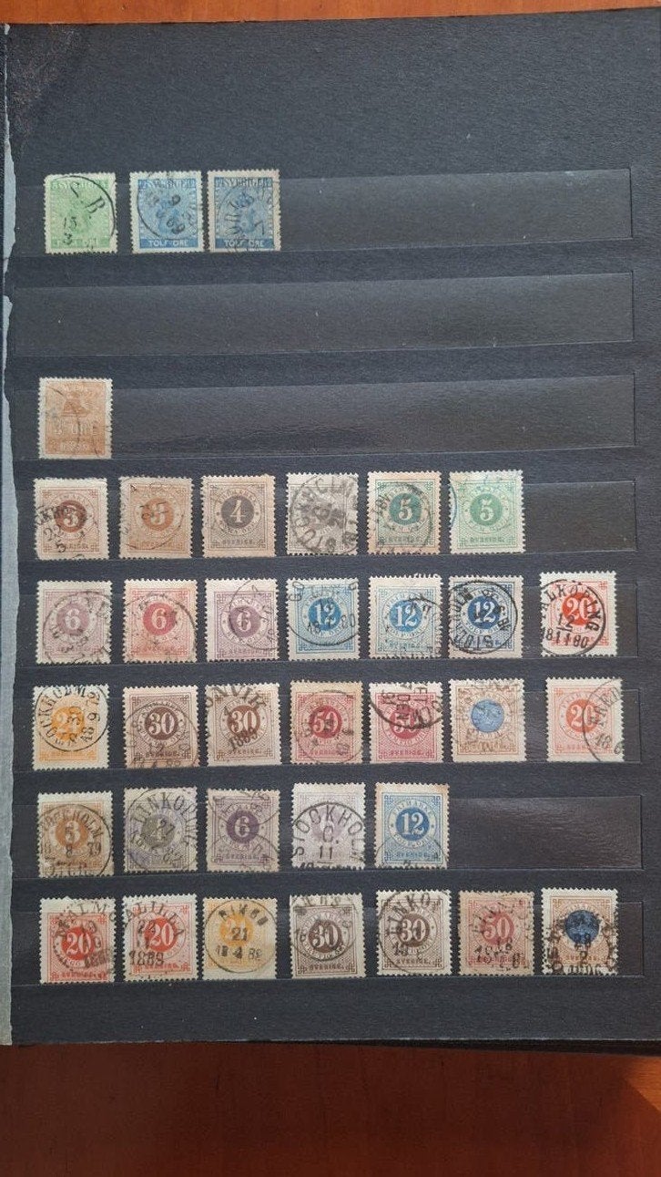 Zweden mooie grote partij DEEL 1, Postzegels en Munten, Ophalen of Verzenden, Zweden