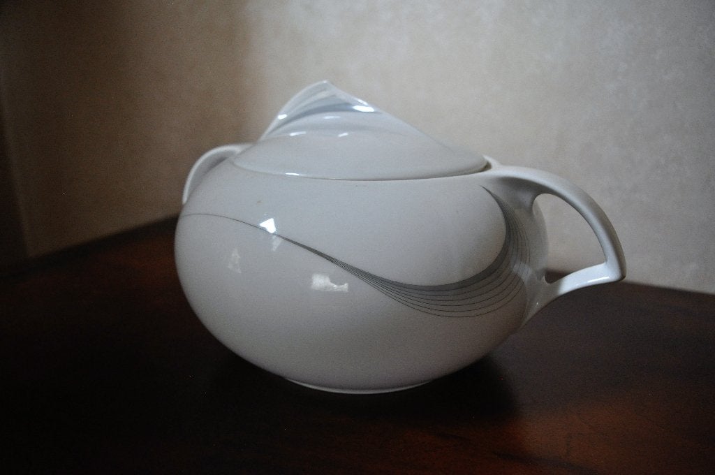 Vintage Dekschaal Winterling Schwarzenbach Porselein 28 cm, Ophalen