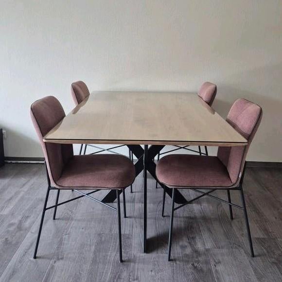Eetkamerstoelen van Xooon - Set van 4, Ophalen, Overige kleuren, Zo goed als nieuw, Modern