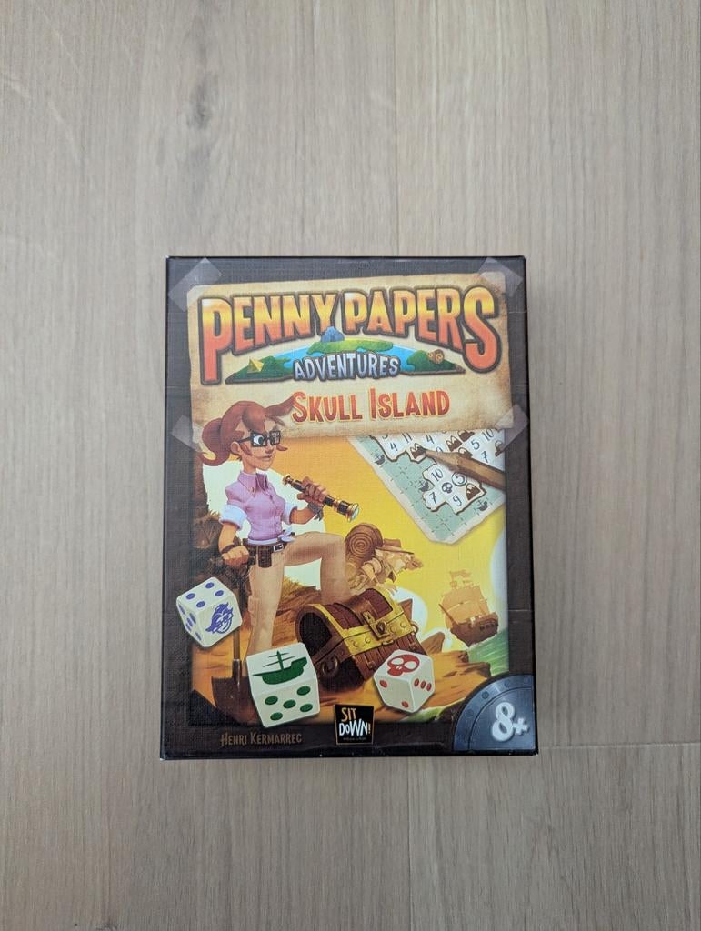 Penny Papers Adventures: Skull Island, Hobby en Vrije tijd, Gezelschapsspellen | Bordspellen, Ophalen of Verzenden, Zo goed als nieuw