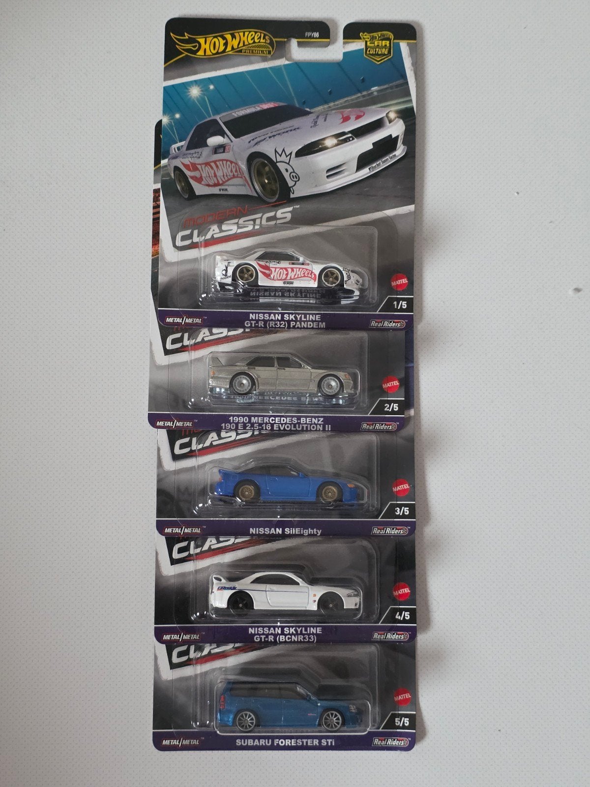 Hot Wheels Car Culture Modern Classics Set (5 stuks), Hobby en Vrije tijd, Modelauto's | Overige schalen, Ophalen of Verzenden