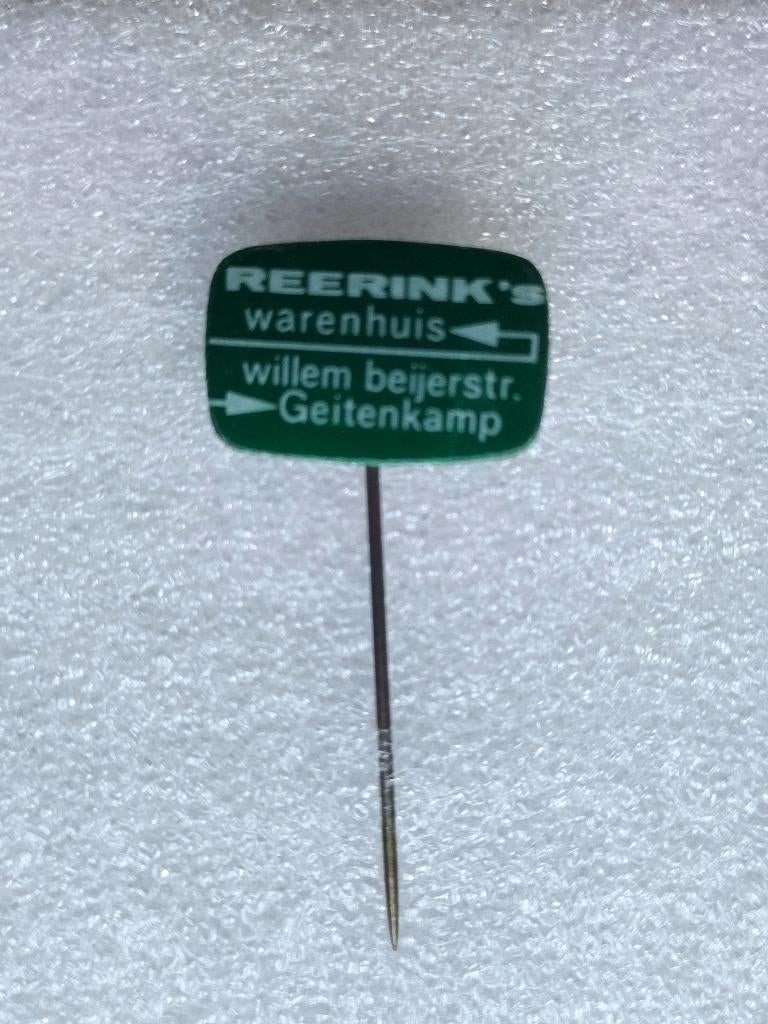 speldje Reerink, Geitenkamp Arnhem, Ophalen of Verzenden, Gebruikt, Overige onderwerpen, Speldje of Pin