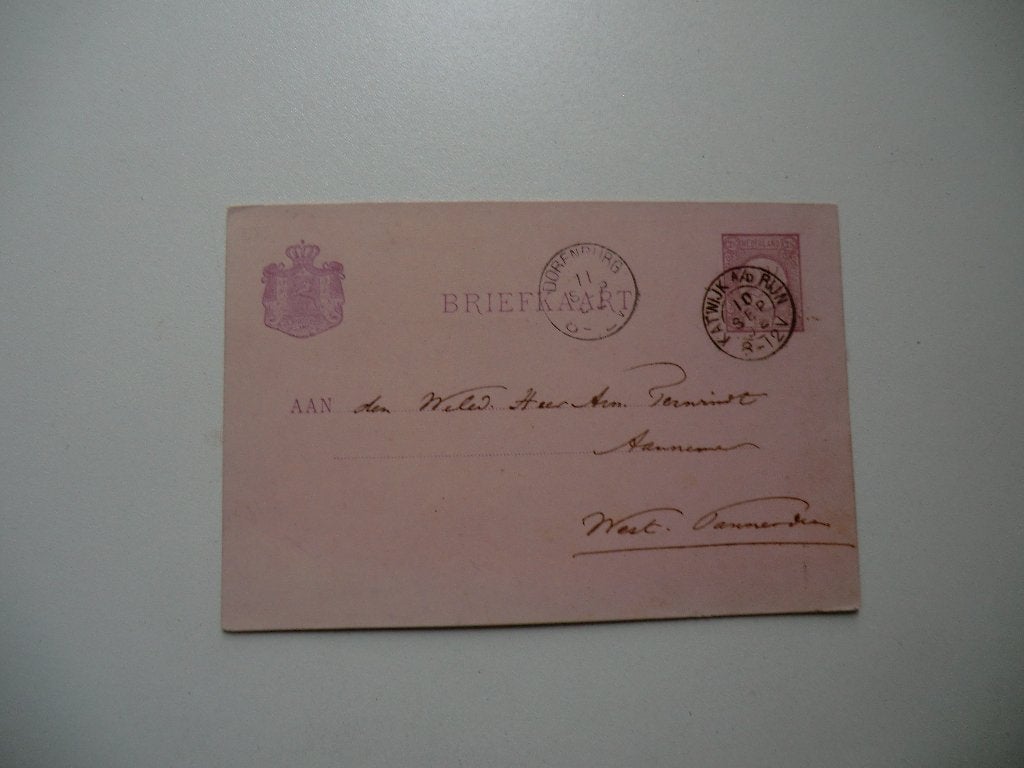 Katwijk aan de Rijn,Pannerden,Herwen,Terwindt,Steenfabrikant, Ophalen of Verzenden, Voor 1920, Gelopen, Zuid-Holland