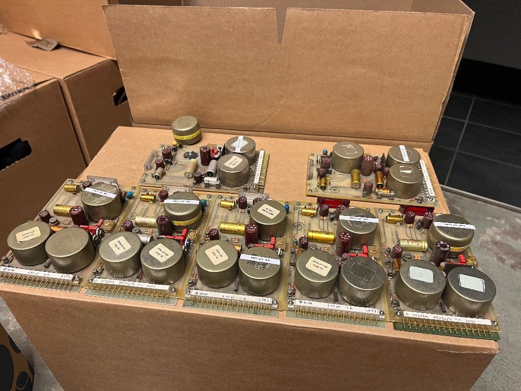 Telefunken v672 a/2 modules en N624 voeding 6 stuks, Overige merken, Ophalen of Verzenden, Minder dan 60 watt, Gebruikt