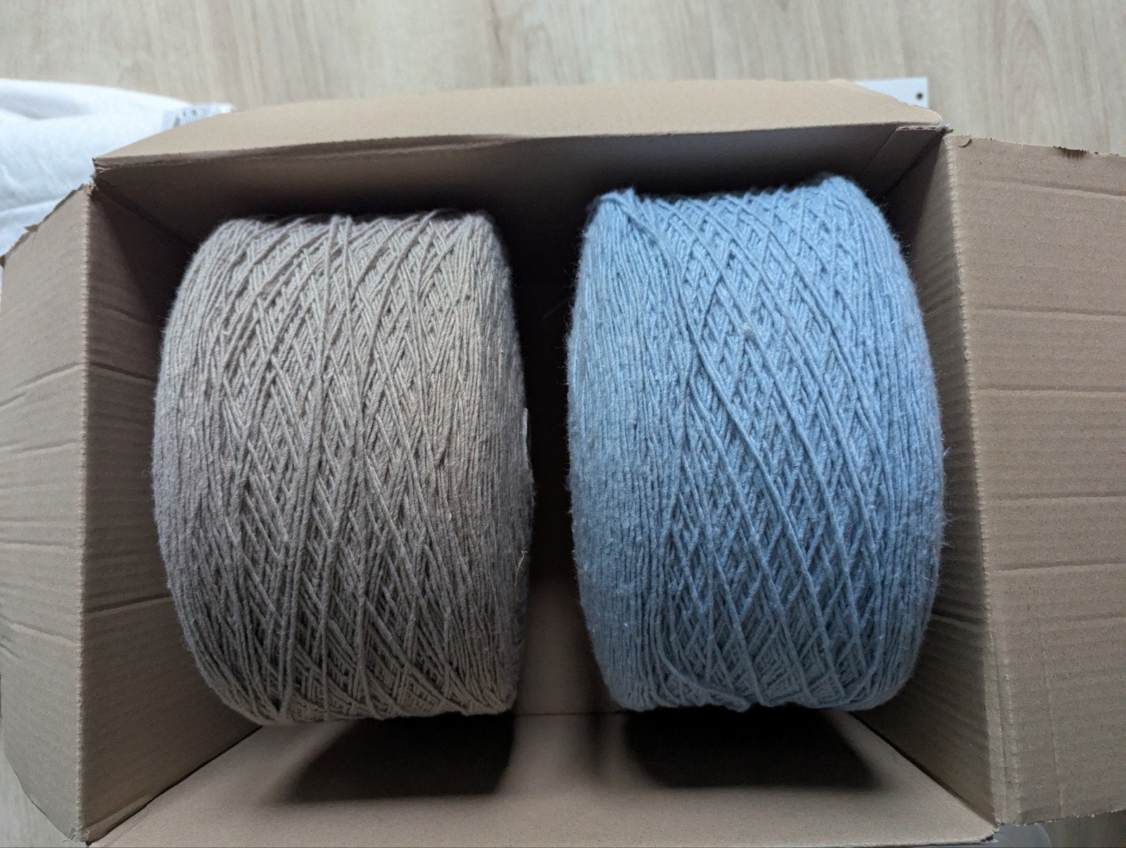 Garen voor haken - Grijs en Blauw, Ophalen of Verzenden, Zo goed als nieuw, Breien of Haken, Wol of Garen