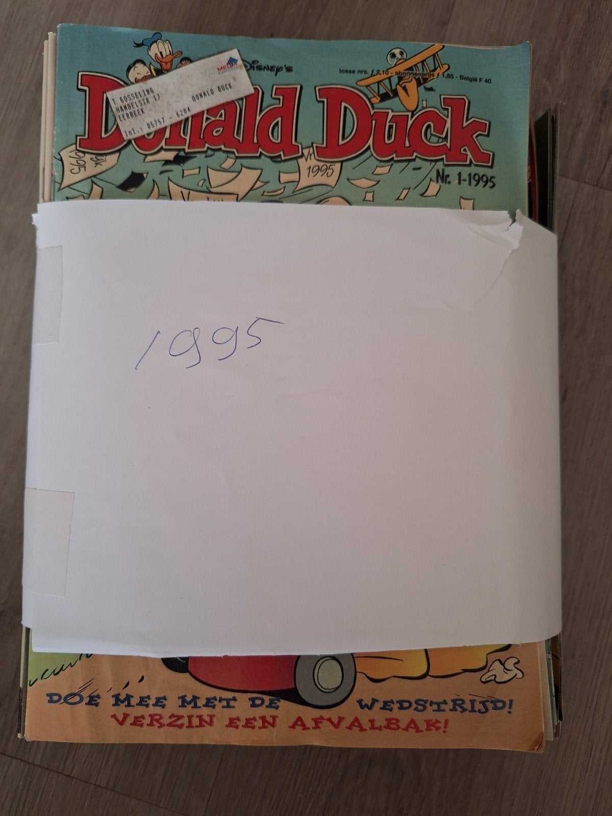 Donald Duck Jaargangen 1995 t/m 1999 Compleet, Boeken, Complete serie of reeks, Ophalen of Verzenden, Gelezen