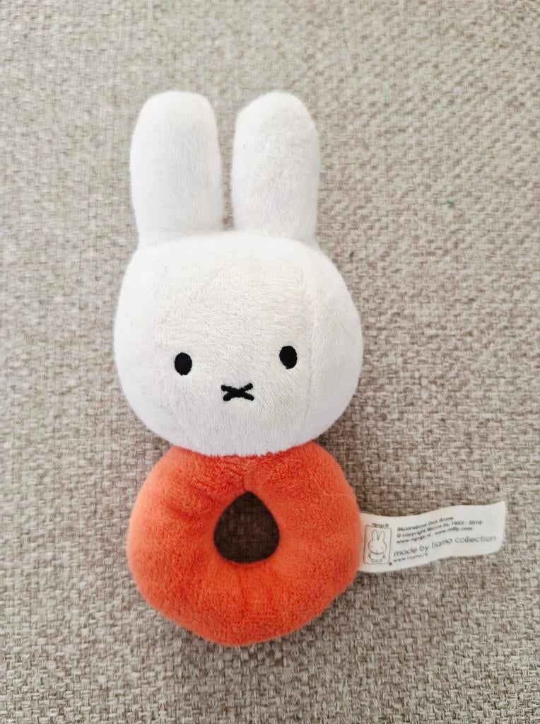 Nijntje rammelaar, Miffy, Dick Bruna, baby kado - knuffel, Kinderen en Baby's, Speelgoed | Babyspeelgoed, Ophalen of Verzenden