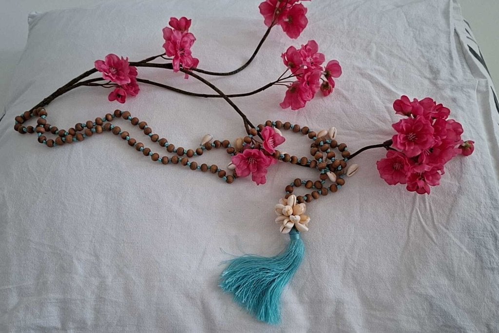 boho ketting, Ophalen of Verzenden, Nieuw, Blauw, Overige materialen