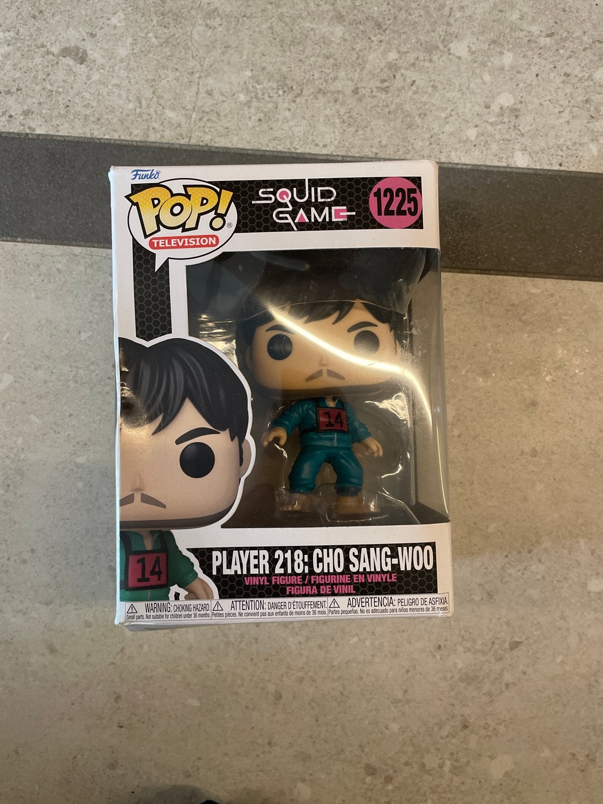 Funko Pop! Squid Game Player 218: Cho Sang-Woo #1225, Ophalen of Verzenden, Nieuw