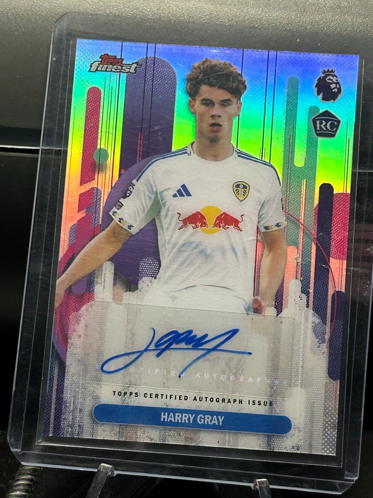 Topps Finest Harry Gray Gesigneerde Rookie Kaart, Ophalen of Verzenden, Zo goed als nieuw, Buitenlandse clubs, Spelerskaart