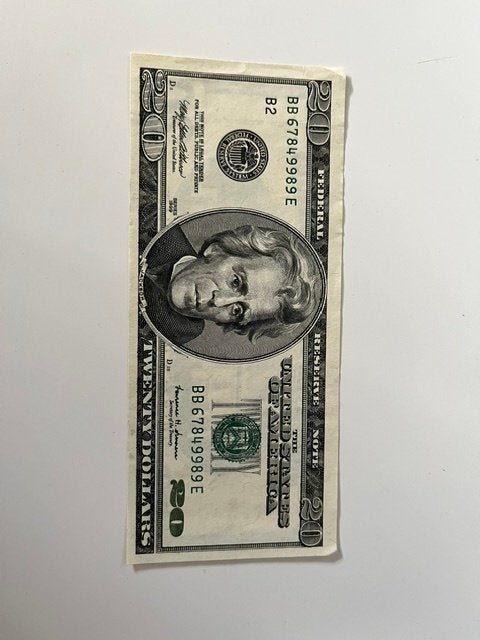 20 dollars USA 1999, Postzegels en Munten, Bankbiljetten | Amerika, Ophalen of Verzenden, Midden-Amerika, Los biljet