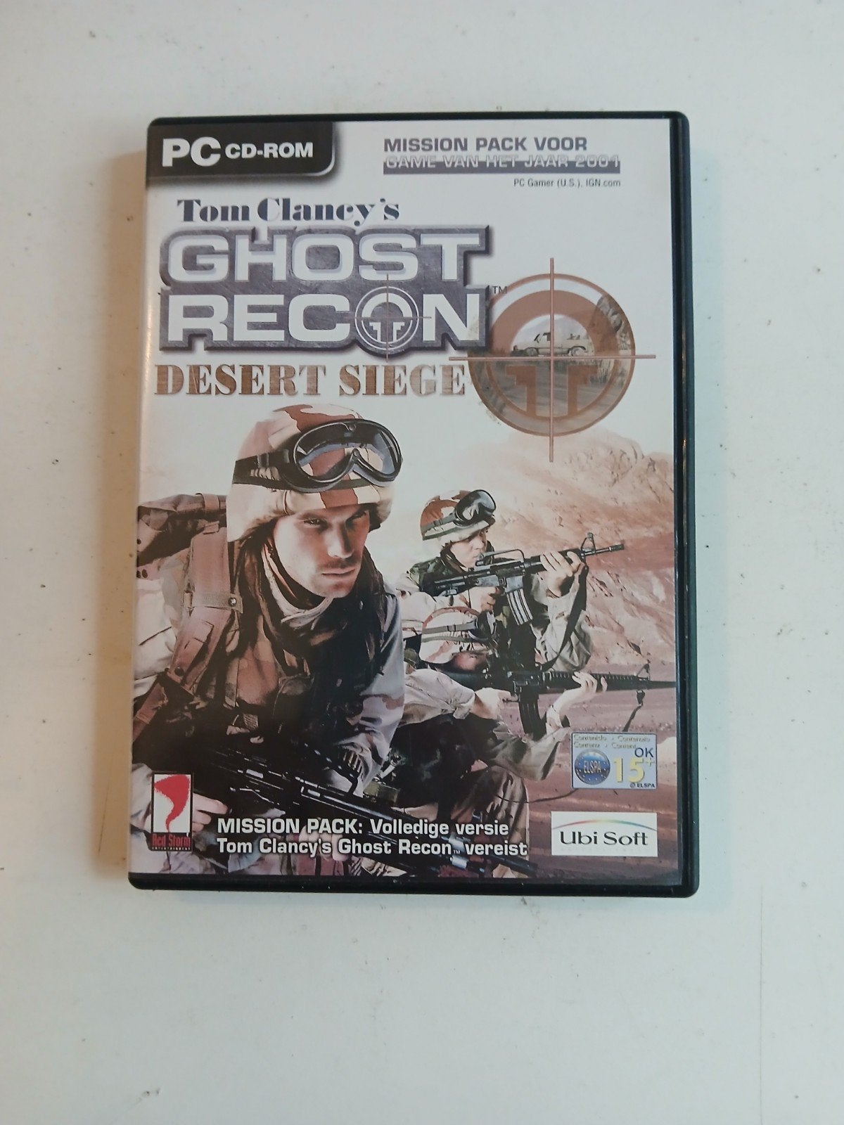 Tom Clancy's Ghost Recon: Desert Siege PC CD-ROM, Spelcomputers en Games, Gebruikt, Shooter, 1 speler, Ophalen of Verzenden