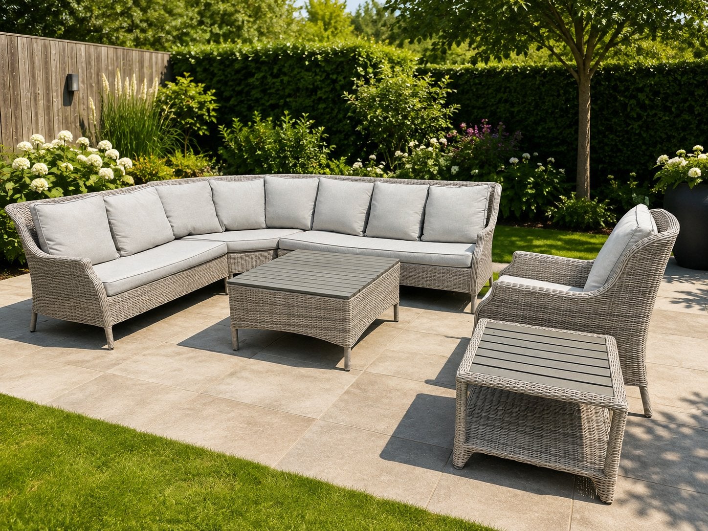 ☀️Prachtige XL Loungeset Tuinset B7 Down Under Collection☀️, Ophalen, Gebruikt, Wicker