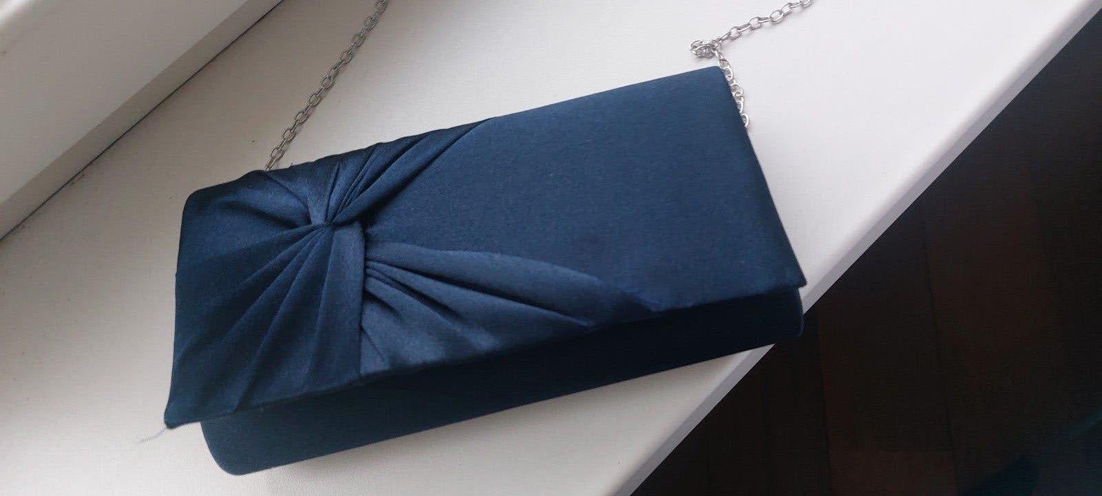Bulaggi clutch twiggy clutch/avondtasje, Ophalen of Verzenden, Zo goed als nieuw, Blauw, Avondtasje