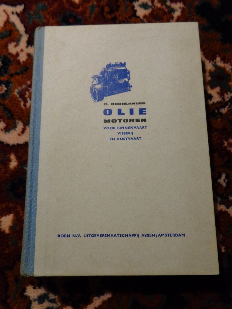 Boek "Olie motoren binnenvaart, visserij en kustvaart", Ophalen, Zo goed als nieuw