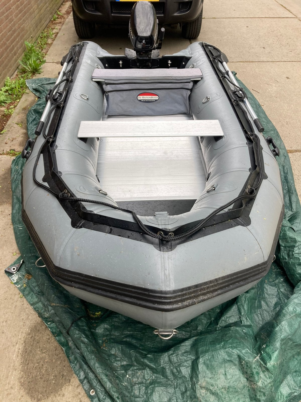 Bb line zgan rubberboot met of zonder bbm 5pk4 t, Ophalen, Zo goed als nieuw, Overige typen, Motorboot