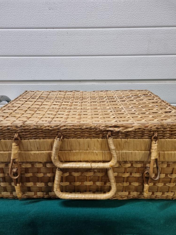 opbergmand riet met deksel, Huis en Inrichting, Woonaccessoires | Schalen en Manden, Ophalen of Verzenden, 'T Olde Gre-j, Info@toldegrej.nl